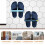 12Stk Wand-Slipperhalter, Bunt, Wasserresistent, Einfache Montage 7