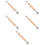 5Stk Bildschirm Installation Holzgriff Schonend Beige 9