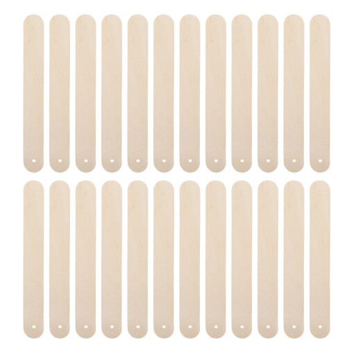 500Stk Holzstäbchen Für DIY Und Basteln, Hellbraun, Robust