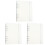 6Stk Weiße Notebook Binder Aus Langlebigem PP Und Stabilem 4