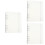 6Stk Weiße Notebook Binder Aus Langlebigem PP Und Stabilem 8