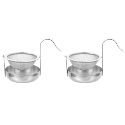2Stk Metall Tee-Ingwerfilter Für Tee, , , Silber 1