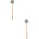 2Stk Holz Drumsticks Mit , Grau, Langlebig Für Schlagzeugpraxis 8