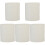 5Stk Silikon Stiftehalter Grau Runde Form Makeup Organizer 2