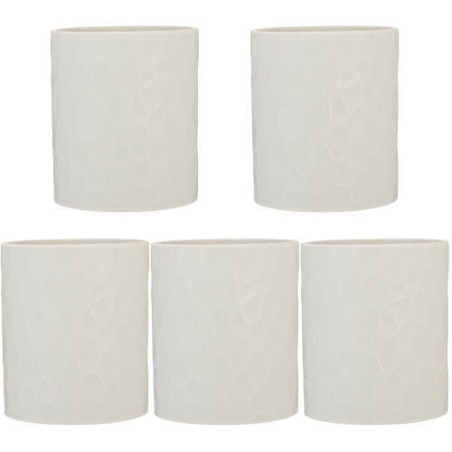 5Stk Silikon Stiftehalter Grau Runde Form Makeup Organizer 1