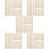 500Stk Holzstäbchen Für DIY Und Basteln, Hellbraun, Robust 10