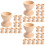 30Stk Kinder DIY Holz Eierbecher Eierhalter Ostern Bastelset Beige 7