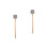 2Stk Holz Drumsticks Mit , Grau, Langlebig Für Schlagzeugpraxis 6