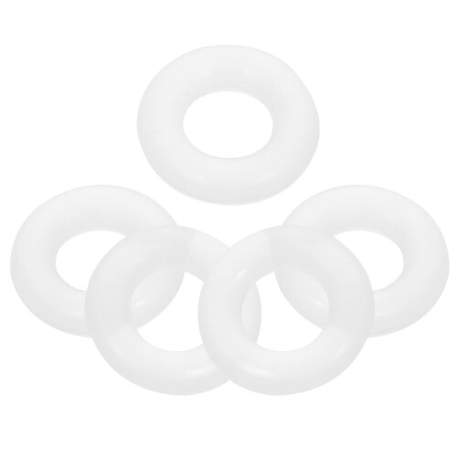 10Stk Aquarium Silikon Dichtung Weiß Ventil Dichtungsring