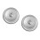 2Stk Lebensmittelhaube Mit Griff Anti-Spritz Silber 11