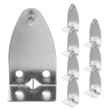 24Stk Mini Blindklammern Metallschienen Ersatz Für Jalousien