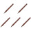 5Stk Bleistift Holz Praktisch Ergonomisch Für Studium 4