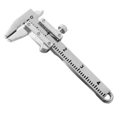 4Stk Mini Präzisionsmessschieber Silber Zubehör 1
