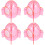 4Stk Hamsterbad Kunststoff Rosa, Sandbadbox, Transparentes Design 7