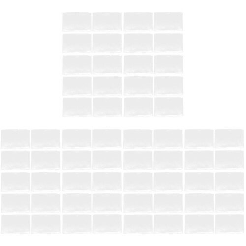 90Stk Selbstklebende Kartenhüllen Material Für 1
