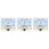 3Stk Voltmeter Pointer Head Weiß, Analog, Langlebig Und Klar 4