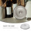 2Stk Lebensmittelhaube Mit Griff Anti-Spritz Silber 7