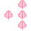 4Stk Hamsterbad Kunststoff Rosa, Sandbadbox, Transparentes Design 6