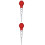 2Stk Roter Silikontrichter Basting Baster Öl Würzrohr Bbq Tool 8