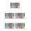 5Sets Mehrfarbige Whiteboard Marker Erasable Marker Stift 8