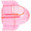 4Stk Hamsterbad Kunststoff Rosa, Sandbadbox, Transparentes Design 3