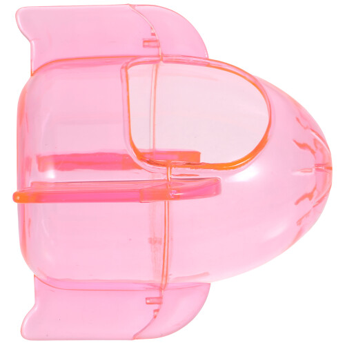 4Stk Hamsterbad Kunststoff Rosa, Sandbadbox, Transparentes Design 2