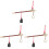 3Sets Handwaage Messing, Multifunktionale , Bunt, Zuhause 4