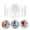 4Stk Transparenter Make-Up Pinselhalter Acryl Kosmetik Halter 9