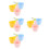 12Stk Badewasser Kinder Sicher Stapelbar Bunt 8