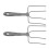 6Stk Grillgabel Ergonomisch Truthahnheber Silber Haushalt 3
