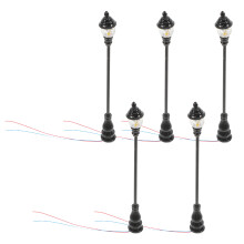 20Stk Mini Parklampen Modell Schwarz Details Für