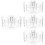 4Stk Transparenter Make-Up Pinselhalter Acryl Kosmetik Halter 6