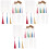 90Sets Acryl Lesezeichen Mit Quaste, Bunt, DIY Und Basteln 5