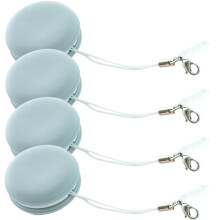 8Stk Brillenreiniger Wischtücher Skyblau Mit Lanyard Für Bildschirme