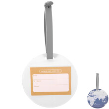 5Stk Kofferanhänger Weltkarte PVC Reisetasche