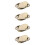 4Stk Eingelassener Abfalleimer Deckel Bunt Rostfrei Kratzfest 10