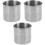 3Stk Küchen Messbecher Metall Messbecher Mit Für Präzise Messung 5