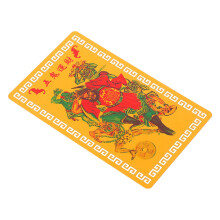 4Stk Buddha Amulettkarten Feng Shui Schutzkarten Metall Zuhause