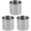 3Stk Küchen Messbecher Metall Messbecher Mit Für Präzise Messung 4