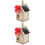 2Sets Holz Modellset Kinder Experimentierspiel Bunt 7