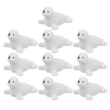 20Stk Realistische Mini Polartier Figuren Resin Weiß Für
