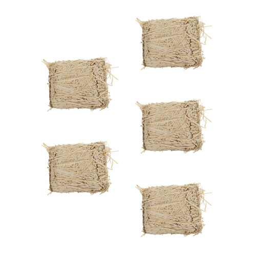5Stk Geschenkfüllung Crinkle Cut Papier Khaki Für Geschenkkörbe 2