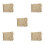 5Stk Geschenkfüllung Crinkle Cut Papier Khaki Für Geschenkkörbe 5
