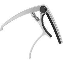 3Stk Silber Aluminium Gitarren Capo Verstellbar Für E-Gitarre Und Bass