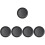 5Stk Runde Backbleche Aus Kohlenstoffstahl, Antihaft, 7