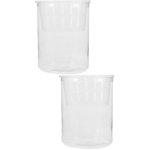 2St Herbruikbare Plastic Met Heldere Hydroponic Plantenhouder 2