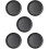5Stk Runde Backbleche Aus Kohlenstoffstahl, Antihaft, 10