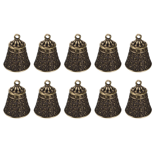 30Stk Vintage Haustier Glocken, Lackierte Messing Accessoires