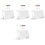4Sets Robuste Acryl-Memo- Mit Stift, Ideal Für Und Büro 5