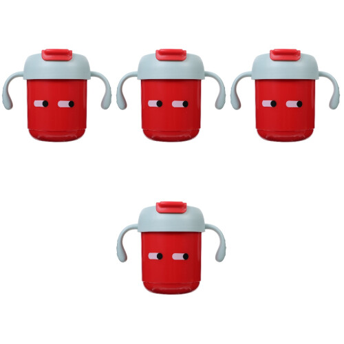 4Stk Baby- -Wasserbecher Mit in Rot 2